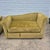 Hollywood Regency Late 20th Century Flexsteel Olive Velvet Left & Right Chaises Settees Love Seats - A Pair For Sale - Image 3 of 12