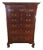 Henkel Harris Solid Mahogany New Market Chest of Drawers For Sale