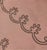 Transitional 1950s Italian Embroidered Linen Table Ensemble | Round Tablecloth With 12 Napkins in Ginger & Chocolate For Sale - Image 3 of 3