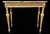 Gold Louis XVI Carved Giltwood Console Table With Marble Top For Sale - Image 8 of 11