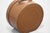 Brown Round Hat Box with Handle, 1920s For Sale - Image 12 of 18