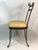 Contemporary Mid Century Iron Cafe Dining Chairs- Set of 4 For Sale - Image 3 of 6