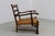 Danish Art Nouveau Lounge Chair in Oak and Papercord, 1930s. For Sale - Image 6 of 18
