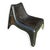 Contemporary Sculptural Black and White Garden Lounge Chairs from Ikea, Set of 2 For Sale - Image 3 of 8