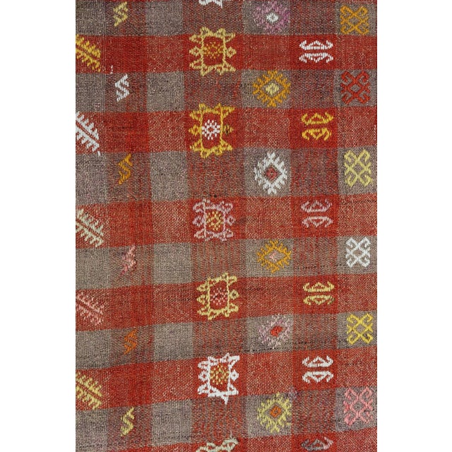 Vintage Turkish Kilim Runner-2′7″ × 8′2″ For Sale - Image 6 of 13