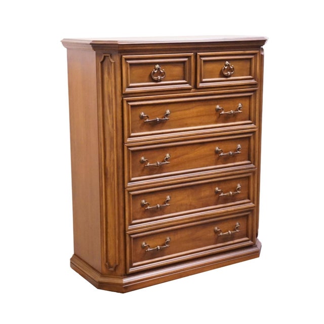 Hooker Hooker Furniture Solid Cherry Italian Neoclassical Tuscan Style 44" Chest of Drawers 60-10 For Sale - Image 4 of 12