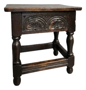 Antique Oak Stool, 1810