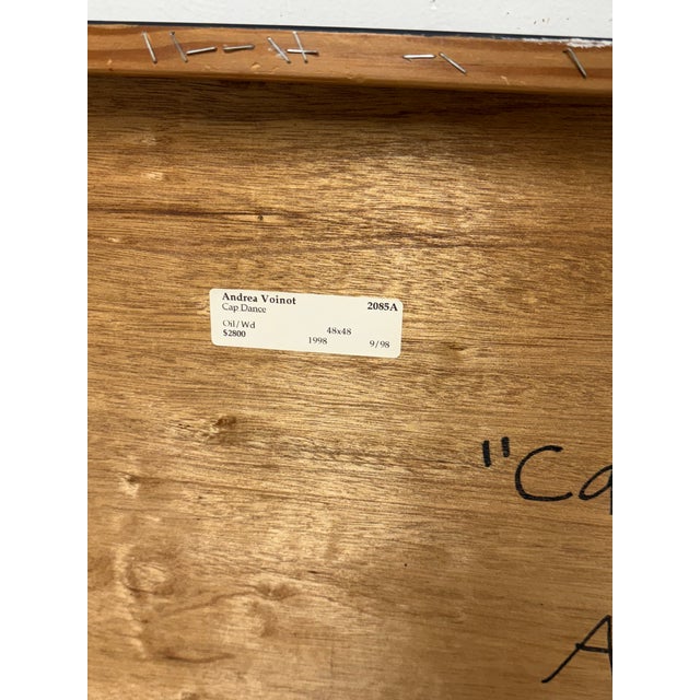 Design Plus Gallery presents an Original Painting of "Cap Dance" by Artist Andrea Vonoit. An intriguing original oil...