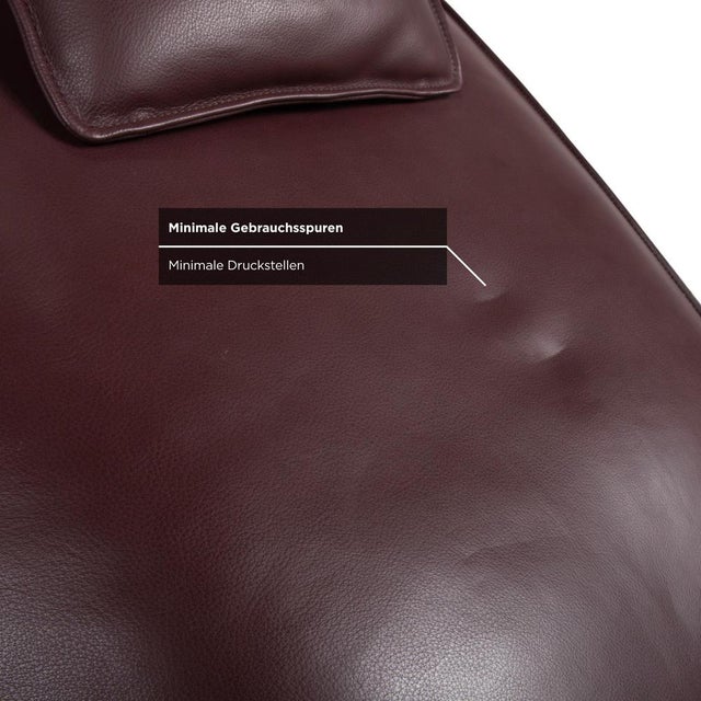 Burgundy Jonas Lounger with Electric Relaxation Function from Koinor For Sale - Image 11 of 18