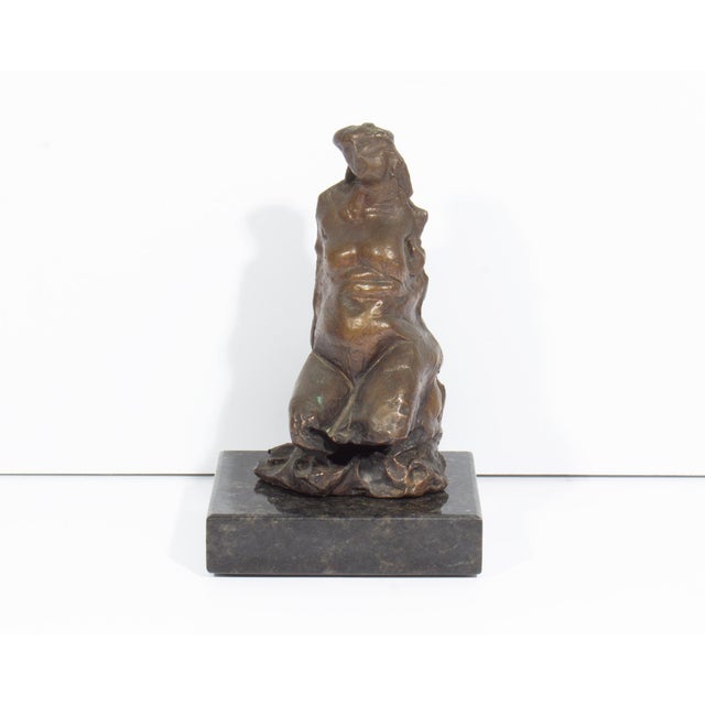 Bronze Nude Sculpture by Costantino Nivola For Sale In Indianapolis - Image 6 of 9