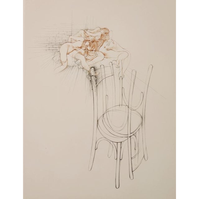 Late 20th Century Hans Bellmer, Nude, Erotic Scene II, 1972, Engraving For Sale - Image 5 of 5