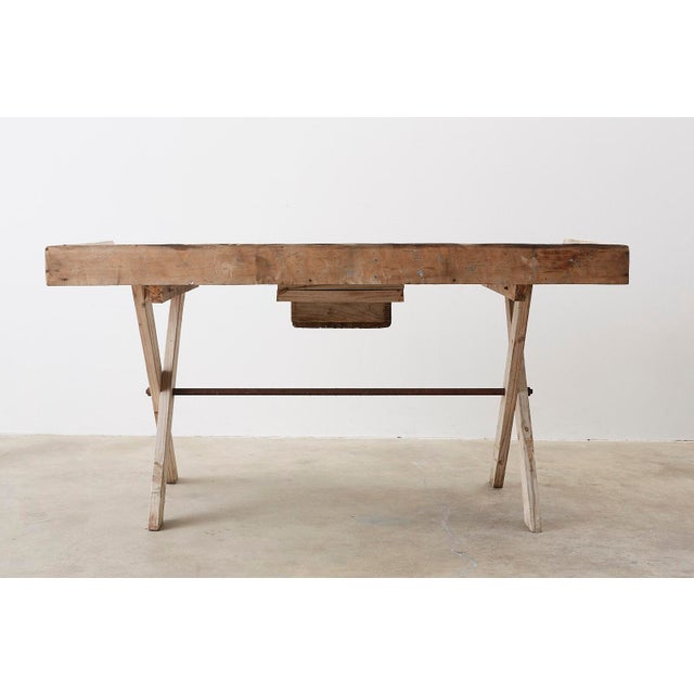 Rustic Pine Work Table or Gardening Table Chairish