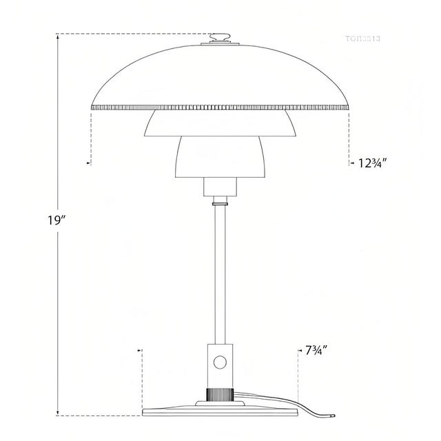 2020s Thomas O'Brien for Visual Comfort Signature Whitman Desk Lamp in Hand-Rubbed Antique Brass with White Glass Shade For Sale - Image 5 of 5