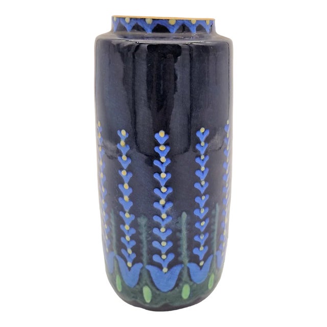 Art Nouveau Ceramic Vase by A. Kusche, 1890s For Sale