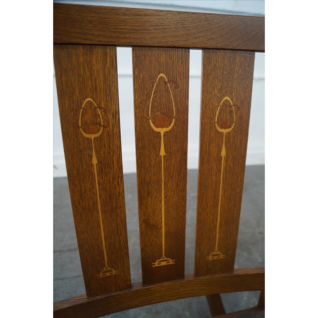 Stickley Mission Oak Harvey Ellis Rocker & Inlay Chairish