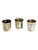 Art Deco Set of 3 French Art Deco Silverplate Cups | Engraved Goblets or Match Holders For Sale - Image 3 of 13