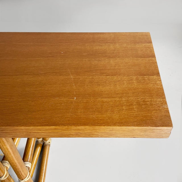 Modern American Console by Lyda Levi for McGuire Company, 1970s For Sale - Image 12 of 18