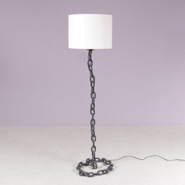 Brutalist Chain Floor Lamp in the style of Franz West, Netherlands, 1970s For Sale - Image 4 of 10