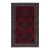 Rug & Kilim’s Baluch Tribal Rug in Red With Burgundy and Blue Geometric Patterns For Sale