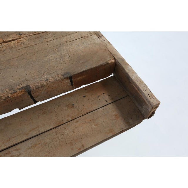 Large Rustic Workbench, 1850s For Sale - Image 9 of 18