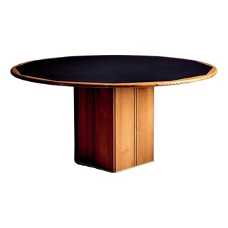 Afra and Tobia Scarpa for Maxalto Africa Round Dining Table For Sale