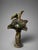 Ceramic Antique French Saintonge Glazed Terracotta Bird Roof Finial Sculpture For Sale - Image 7 of 10