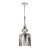 Modernist Hand-Blown Murano Mercury Glass Pendant Chandelier W/ Chrome Fittings For Sale