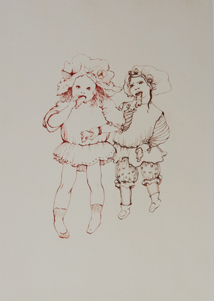 Leonor Fini, Greedy, Original Etching