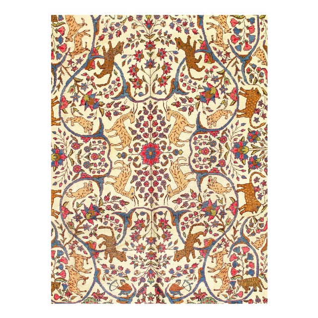 Tabriz design rugs are distinguished by their excellent weave and by their remarkable adherence to the classical...