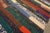 1950s Vintage American Hooked Multicolor Stripe Folk Art Small Wool Rug For Sale - Image 13 of 14