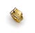 Gold Vintage 18k Gold and Ruby Italian Buckle Ring, Size 5.75 For Sale - Image 8 of 10