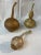 Metal Vintage 1980s Wooden Vegetables Painted Gold - Set of 3 For Sale - Image 7 of 7