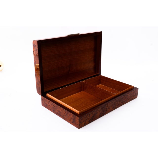 Maple Wood Cigarettes Box, Vienna, Austria, 1950s For Sale - Image 10 of 14