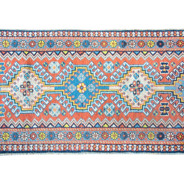 Early 20th Century Persian Heriz Runner For Sale - Image 12 of 14