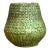 Vintage Green Textured Ceramic Vase For Sale