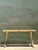 Ecru Vintage Wood and Metal Extendable Console Table For Sale - Image 8 of 18