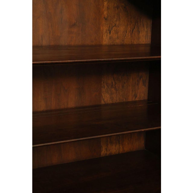 Rockford Republic Furniture Company 1920's Walnut China Display Cabinet For Sale - Image 4 of 18