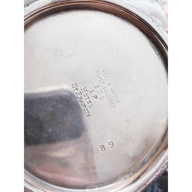 A stunning vintage circa 1948 heavy Silver Plated Insulated hot water pot or pitcher from the historic St Francis Hotel in...