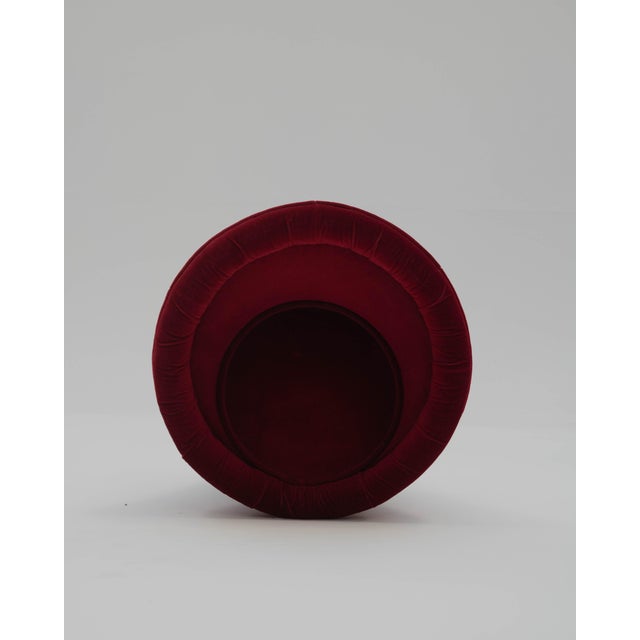 Mushroom Chair in Brown Velvet in the style of Pierre Paulin, 1970s For Sale - Image 4 of 5