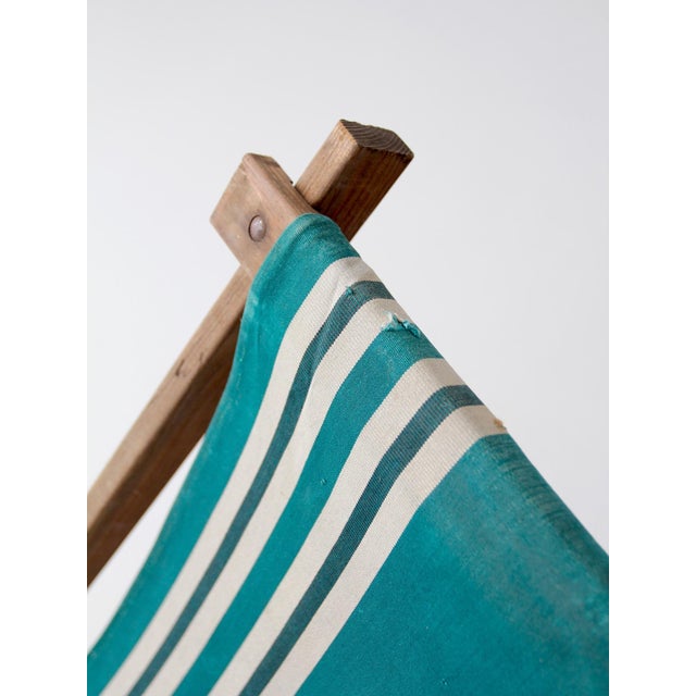 Vintage American Deck Chair For Sale - Image 6 of 11