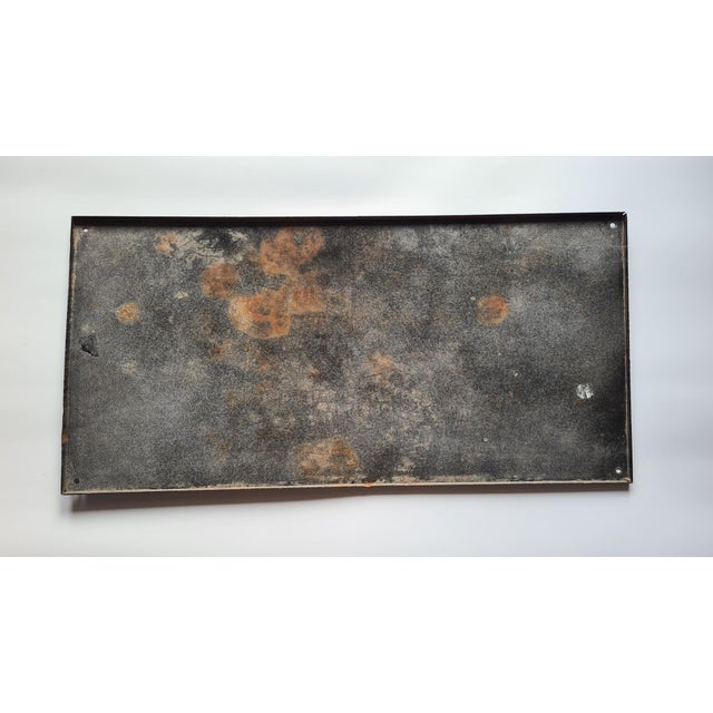 Vintage Enamel Sign, 1950s For Sale - Image 9 of 11