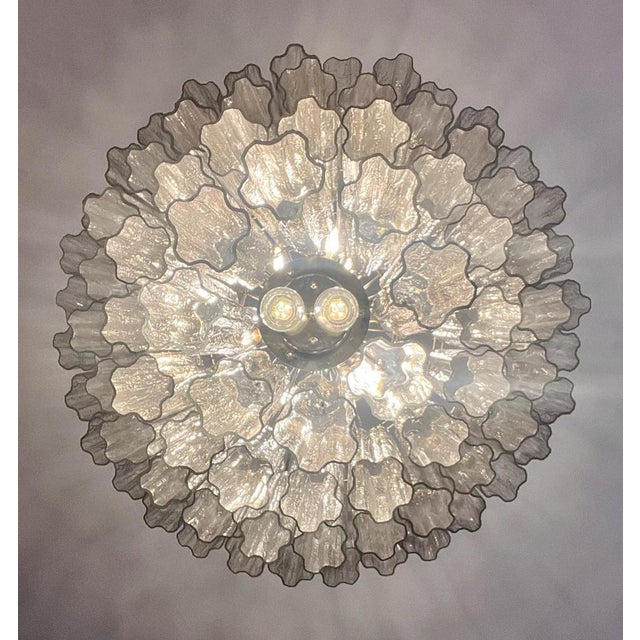 Italian Chandelier in Murano Glass, 1990 For Sale - Image 9 of 18