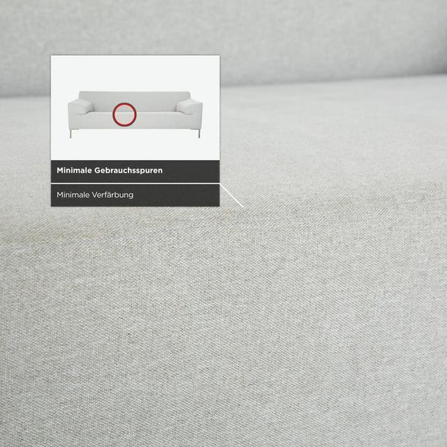 Textile Light Grey Fabric 185 Three-Seater Sofa from Freistil For Sale - Image 7 of 14