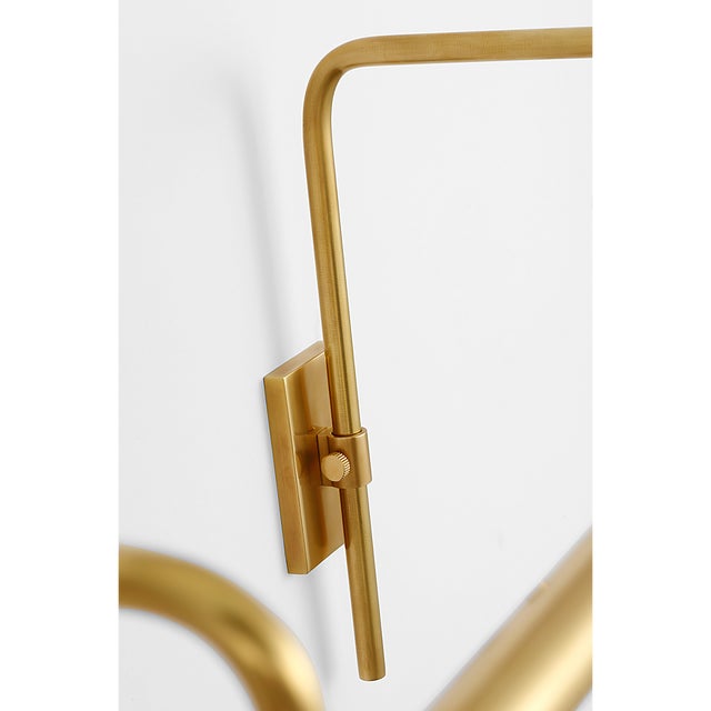 Thomas O'Brien for Visual Comfort Signature Kidd 18" Frame Mount Picture Light in Hand-Rubbed Antique Brass For Sale - Image 10 of 14