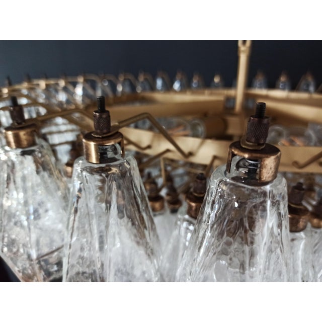 Antique Murano Glass Chandelier, 1990 For Sale - Image 10 of 18