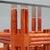 Red Bamboo Coffee Table, 1980s For Sale - Image 3 of 10