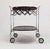 Mid-Century Modern Folding Stow Away Serving Cart Table on Wheels by Cartel MINT For Sale - Image 10 of 10