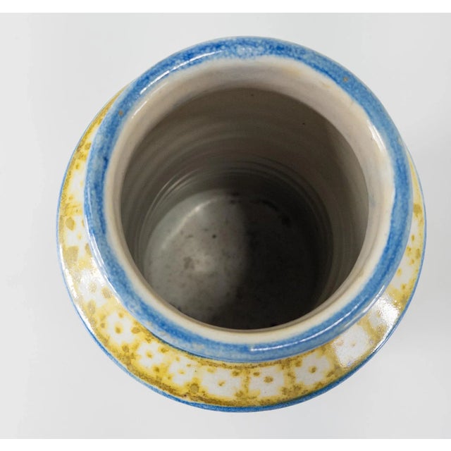 19th Century Renaissance Revival Style Faience Majolica Albarello Signed For Sale In New York - Image 6 of 10