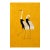 Golden Crane Portrait, Japanese Crane Wall Art, 24" X 36" For Sale