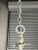 Metal Monumental Two-Tiered 12-Light Silvered Chandelier W/ Crown For Sale - Image 7 of 9
